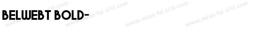 belweBT bold字体转换